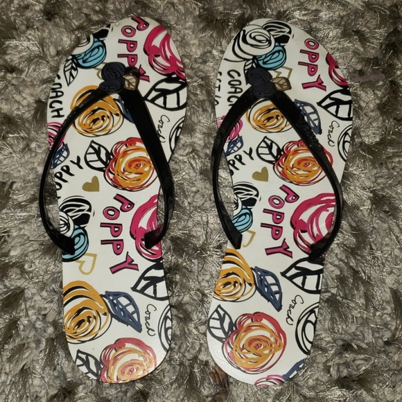 Coach poppy flip flops - Picture 2 of 3
